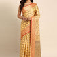 Traditional Saree Silk Tissue Brasso Beige Woven Saree