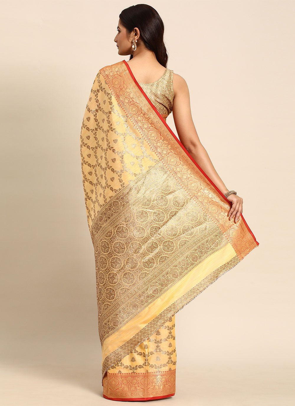 Buy Fancy Cotton Saree, Brasso Saree, Paper Cotton, Siddhanth Soft Cotton  Saree, Tissue Paper Cotton, Nice Cotton, Sana Silk, Silk Cotton at Amazon.in