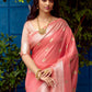 Trendy Saree Silk Pink Booti Saree
