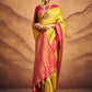 Classic Silk Yellow Weaving Saree