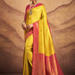 Classic Silk Yellow Weaving Saree
