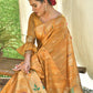 Trendy Saree Silk Yellow Woven Saree
