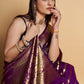 Classic Silk Purple Weaving Saree