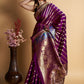 Classic Silk Purple Weaving Saree