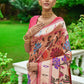 Classic Silk Pink Woven Saree