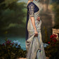 Contemporary Fancy Fabric Silver Fancy Work Saree