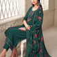 Salwar Suit Chinon Tissue Brasso Green Sequins Salwar Kameez