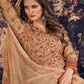 Straight Salwar Suit Cotton Beige Digital Print Salwar Kameez