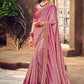 Trendy Saree Silk Hot Pink Digital Print Saree