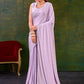 Designer Imported Lavender Swarovski Saree