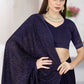 Contemporary Georgette Blue Embroidered Saree