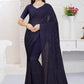 Contemporary Georgette Blue Embroidered Saree