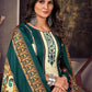 Trendy Suit Pashmina Teal Digital Print Salwar Kameez