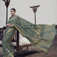 Classic Silk Teal Digital Print Saree
