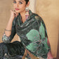 Salwar Suit Muslin Teal Digital Print Salwar Kameez