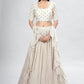 Readymade Lehenga Choli Georgette Beige Sequins Lehenga Choli