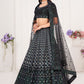 Lehenga Choli Georgette Multi Colour Embroidered Lehenga Choli