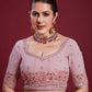 Lehenga Choli Georgette Pink Dori Work Lehenga Choli