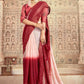 Trendy Saree Georgette Maroon Embroidered Saree