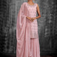 Salwar Suit Georgette Pink Mirror Salwar Kameez