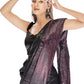Classic Georgette Purple Sequins Saree