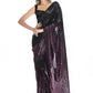 Classic Georgette Purple Sequins Saree