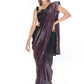 Classic Georgette Purple Sequins Saree