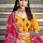 Lehenga Choli Silk Yellow Embroidered Lehenga Choli