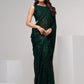 Trendy Saree Georgette Green Embroidered Saree