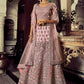 Lehenga Choli Net Pink Dori Work Lehenga Choli