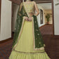 A Line Lehenga Silk Yellow Dori Work Lehenga Choli