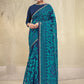 Classic Tissue Aqua Blue Weaving Saree