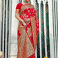 Traditional Saree Banarasi Silk Red Weaving Saree