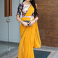 Traditional Saree Georgette Mustard Embroidered Saree