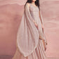 Salwar Suit Georgette Peach Sequins Salwar Kameez