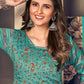 Trendy Suit Cotton Turquoise Digital Print Salwar Kameez