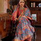 Trendy Saree Tussar Silk Blue Digital Print Saree