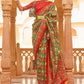 Classic Tussar Silk Green Weaving Saree