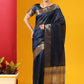 Classic Tussar Silk Blue Woven Saree
