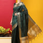 Trendy Saree Tussar Silk Green Woven Saree