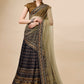 A Line Lehenga Tussar Silk Multi Colour Print Lehenga Choli