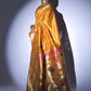 Classic Tussar Silk Yellow Woven Saree