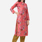 Casual Kurti Velvet Pink Digital Print Kurtis