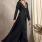 Casual Kurti Velvet Black Embroidered Kurtis