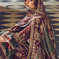 Palazzo Salwar Suit Velvet Maroon Digital Print Salwar Kameez