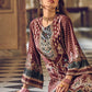 Palazzo Salwar Suit Velvet Maroon Digital Print Salwar Kameez