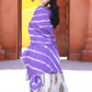 Salwar Suit Fancy Fabric Violet Embroidered Salwar Kameez