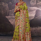 Contemporary Viscose Green Weaving Saree