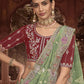 Classic Viscose Green Jacquard Work Saree