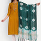 Salwar Suit Viscose Mustard Embroidered Salwar Kameez